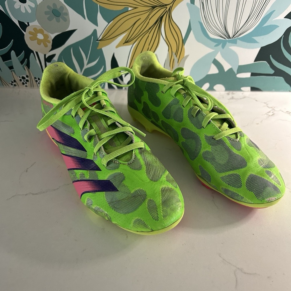 Adidas Predator League FG Generation Soccer Cleats Shoes Green ID0701 Mens Sz‎ 6